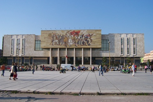 The National Historical Museum in Tirana, Albania